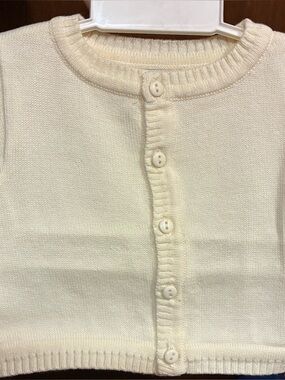 Petit Ami -  Ivory  Infant Cardigan Sweater